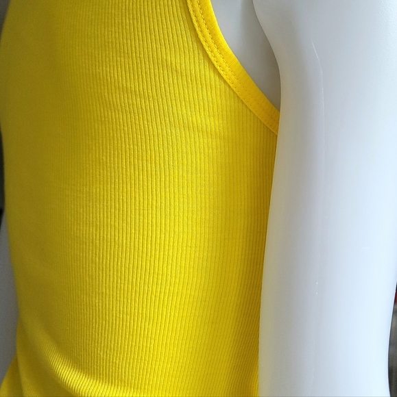 Billabong Yellow Tank Top Size Medium - Picture 5 of 10